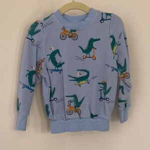 Little Sleepies Blue Alligator Adventure Sweatshirt
